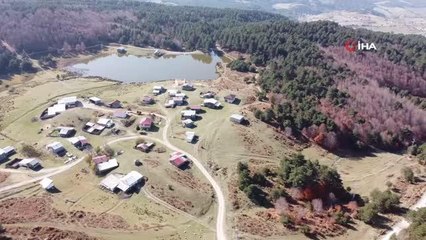 "Sakin şehir" ünvanlı Mudurnu'da sonbahar güzelliği