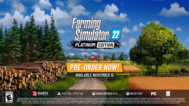 Farming Simulator 22 Platinum Edition Official Garage Trailer
