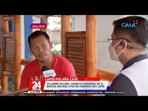 Umaming gunman na si Joel Escorial, kinutuban umanong nanganganib ang buhay kaya sumuko | 24 Oras