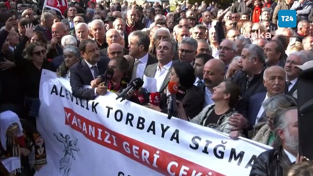 TBMM'de engellenen Alevi dernekleri temsilcilerinden açıklama: Torba yasa değil, eşit yurttaşlık istiyoruz”