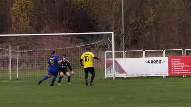 Das 4:2 für den TSV Groß Schneen durch Yusuf Beyazit in Rosdorf