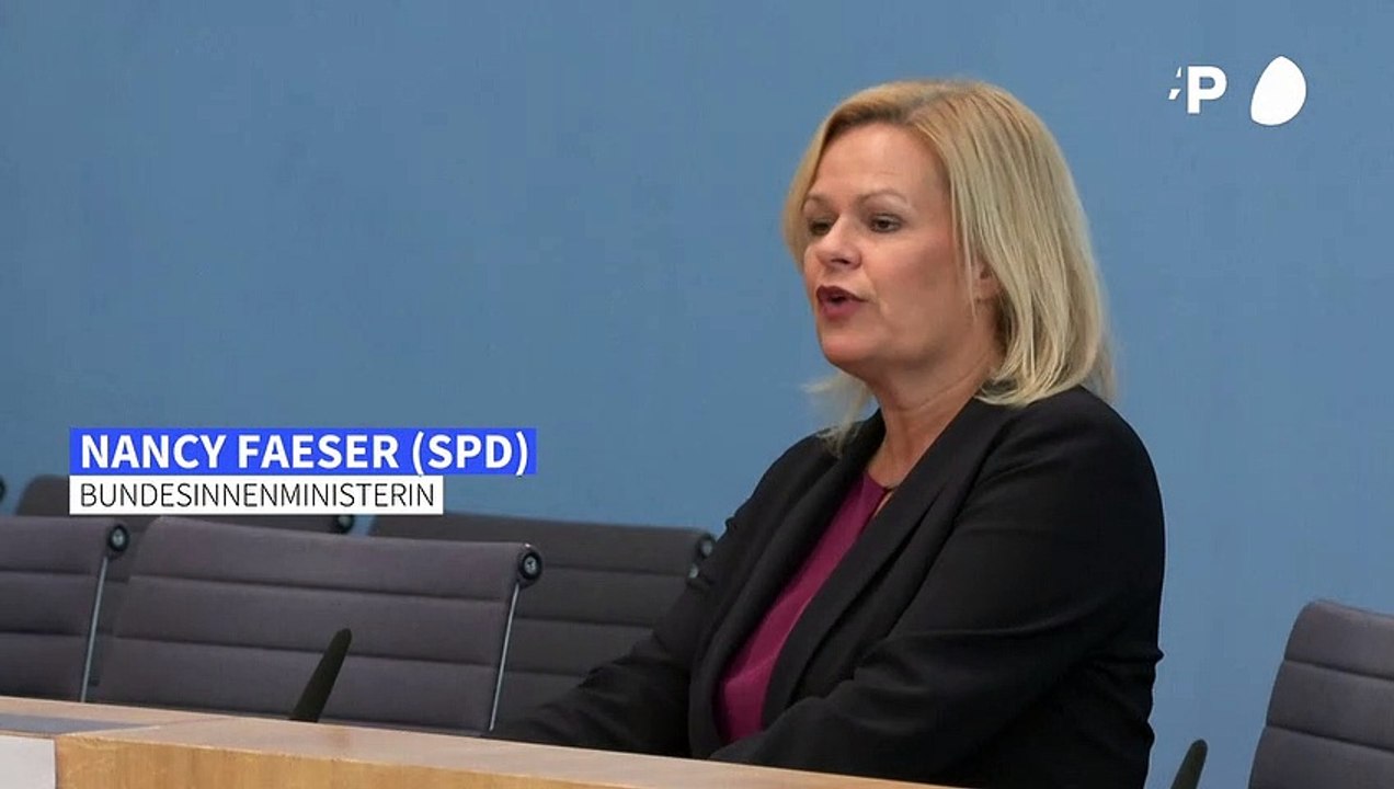 Faeser: Viele Frauen fühlen sich nachts bedroht