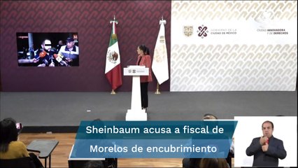 Fiscal de Morelos encubre feminicidio, acusa  Sheinbaum  #EnPortada