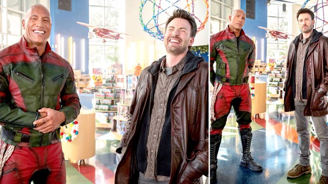 Dwayne Johnson And Chris Evans Kick Off 'Red One' Production