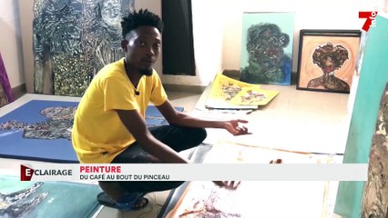 Ulrick Abé : rencontre avec le peintre du café