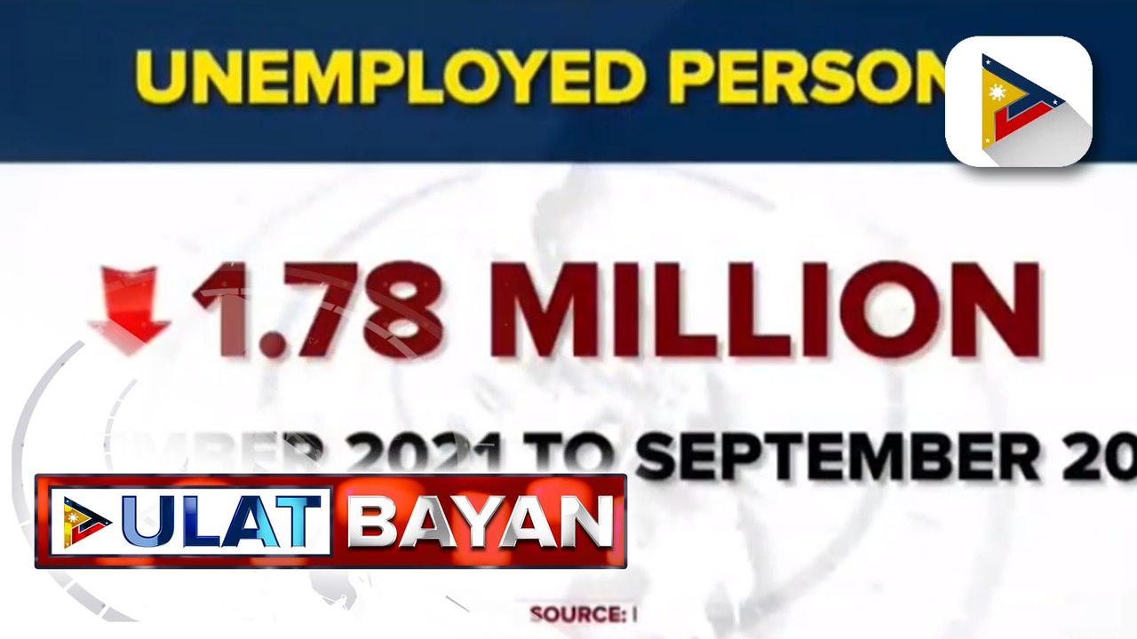 PSA: Bilang ng Pilipinong walang trabaho, nabawasan ng 1.78-M