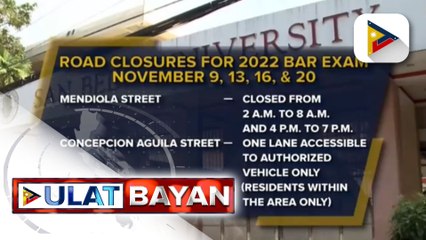 2022 Bar exams, tuloy na sa Miyerkoles