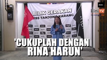Hannah: Rakyat Sepang pastikan Rina Harun tidak terpilih lagi