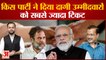 Gujarat Assembly Election 2022: दागी नेताओं को टिकट देने मामले पर Congress या BJP में कौन हैं Topper