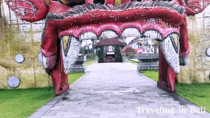 Traveling in bali.alun alun kota bangli