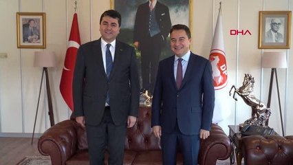 Babacan, Demokrat Parti Genel Başkanı Uysal ile görüştü
