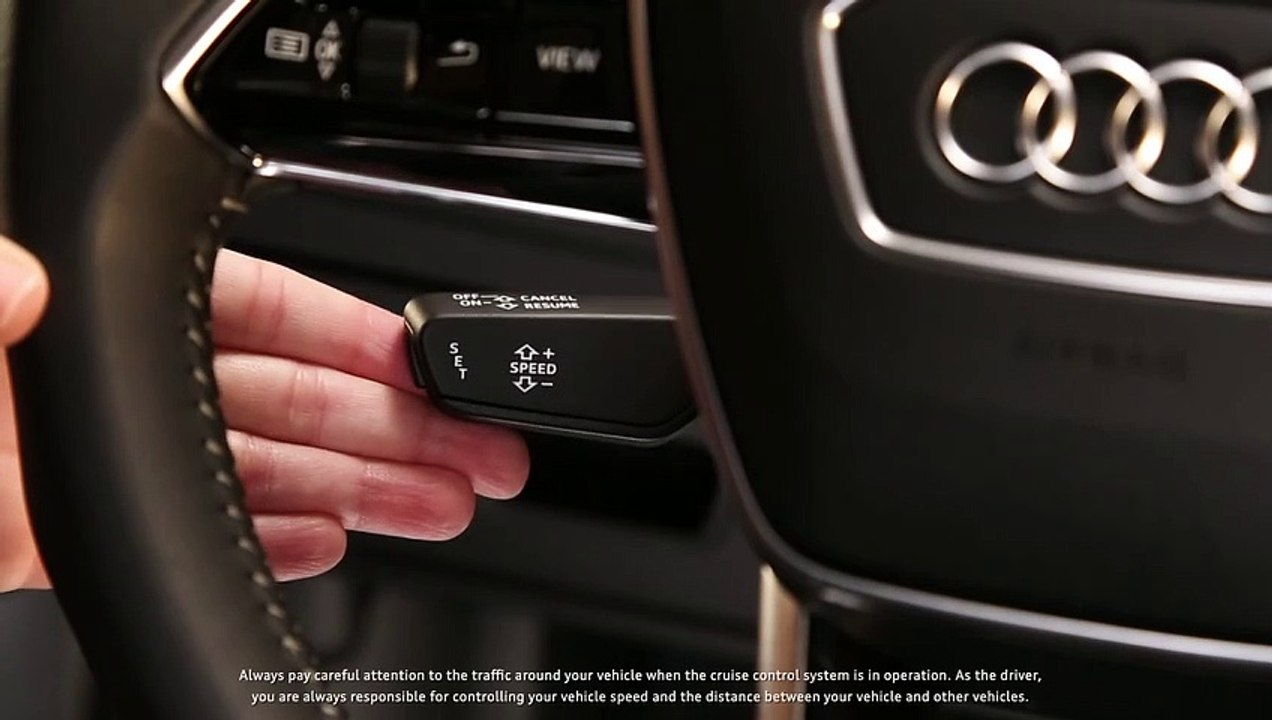 Wow!! Audi's technical instruction on cruise control - video Dailymotion