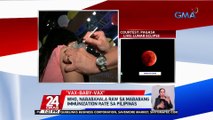 Higit 130,000 na mga sanggol edad 23 buwan pababa sa Metro Manila, hindi kumpleto o hindi pa nakakatanggap ng immunization vaccines | 24 Oras