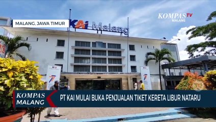 Tiket Kereta Libur Natal dan Tahun Baru Sudah Bisa Dipesan!!