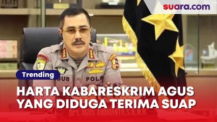 Segini Harta Kabareskrim Komjen Agus yang Diduga Terima Suap Tambang Ilegal