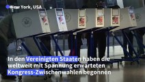Wegweisende Kongresswahlen in den USA haben begonnen