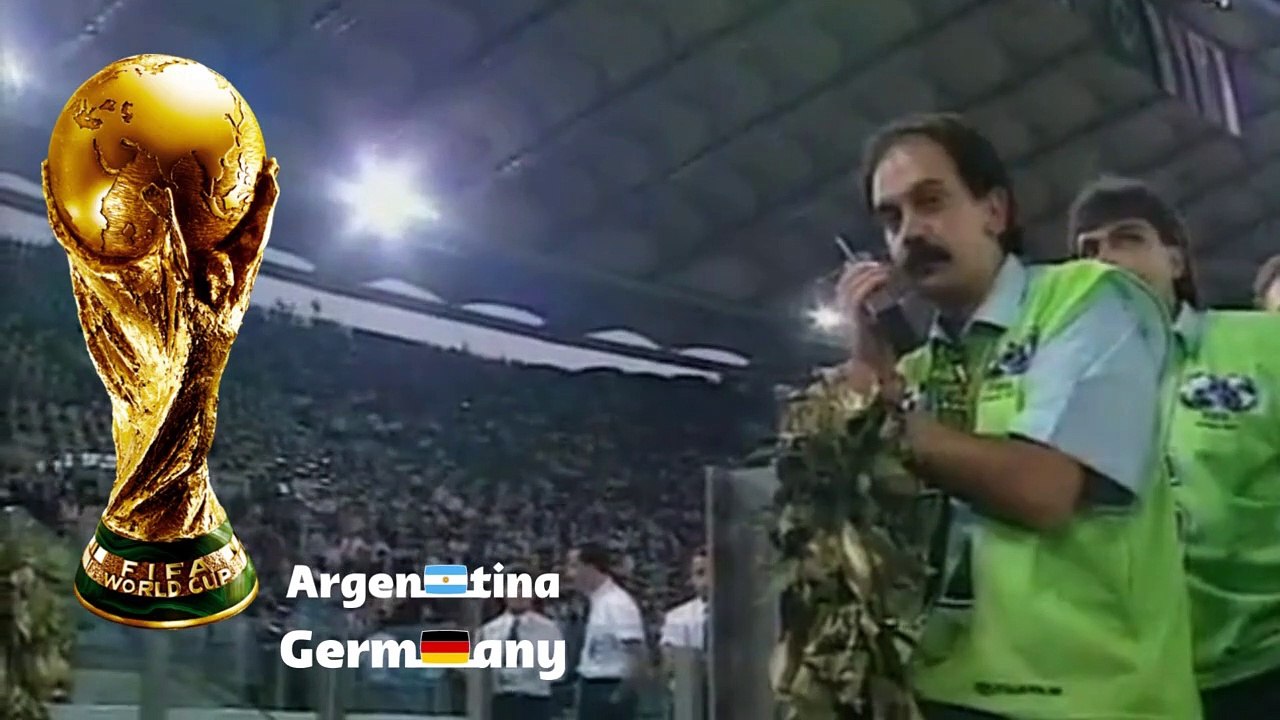 Argentina V  Germany 1990 world cup final Second Half