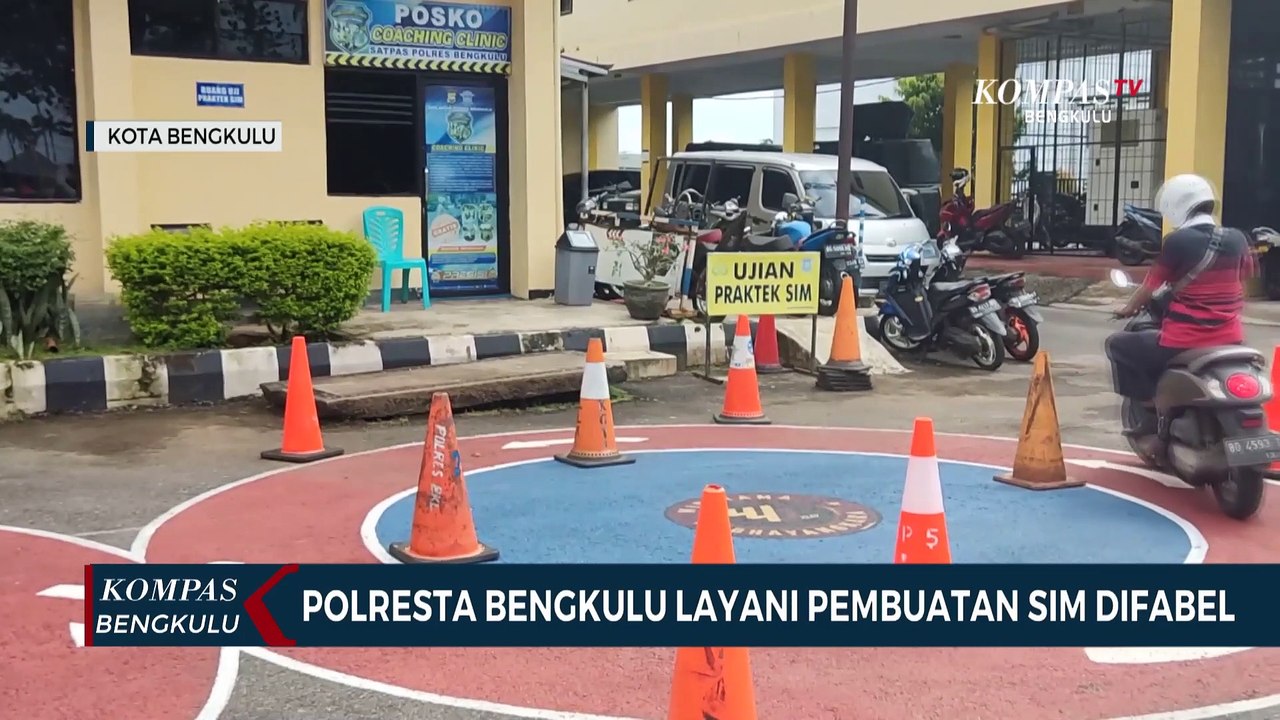 Polresta Bengkulu Layani Pembuatan SIM Difabel