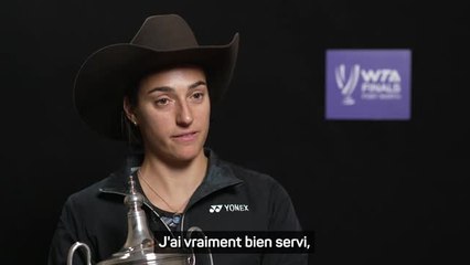 WTA Finals Fort Worth - Garcia : "Mon plus grand titre"