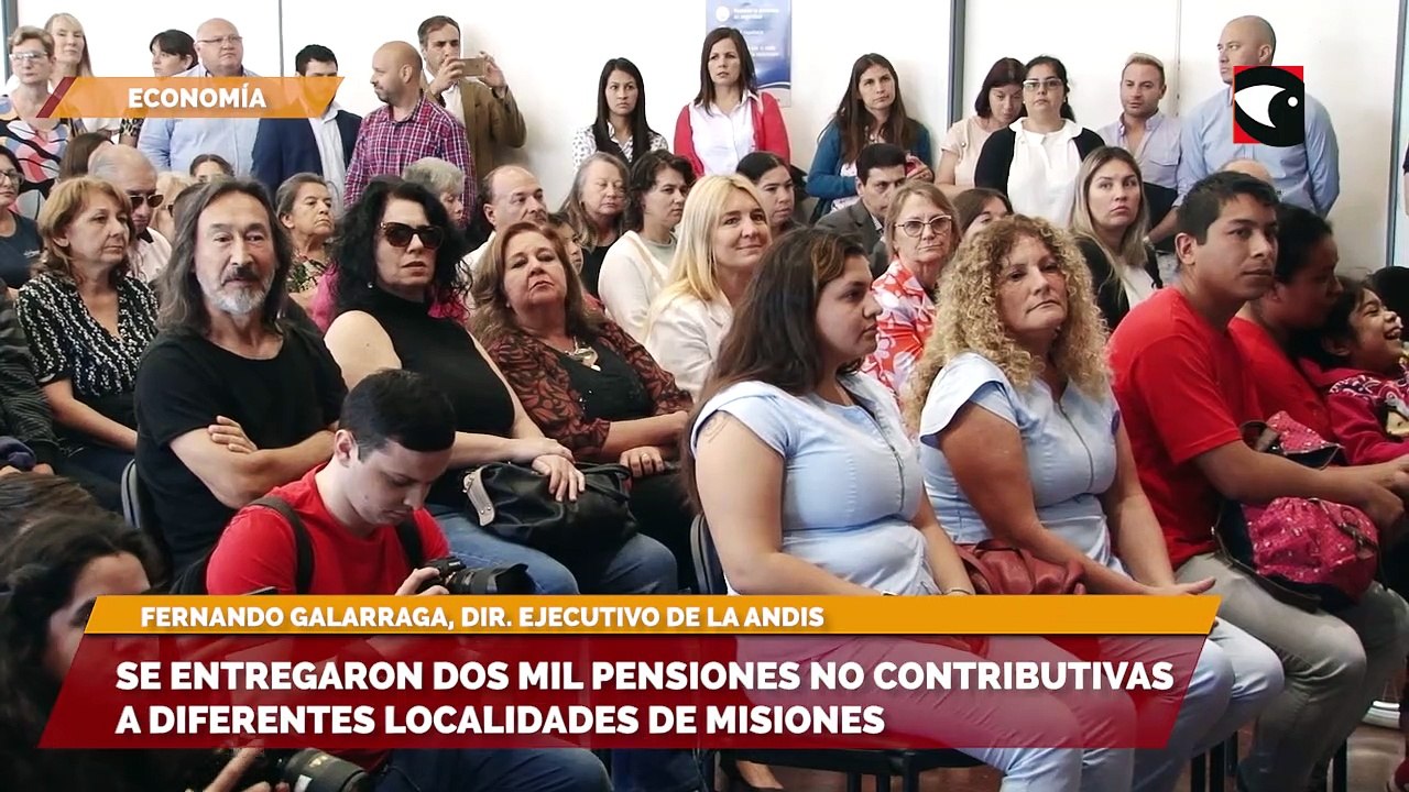 Se entregaron dos mil pensiones no contributivas a diferentes localidades de Misiones