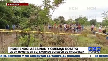 ¡Dantesco! Semicalcinado dejan cadáver de un hombre en solar baldío de Choluteca