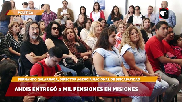 Andis entregó 2 mil pensiones en Misiones