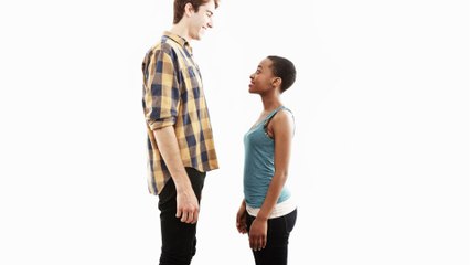 Try this sex position if you're different heights