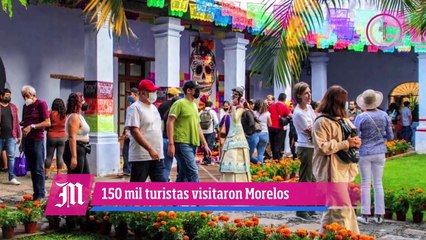 Visitaron Morelos por el Día de Muertos 150 mil turistas y generaron 97 mdp