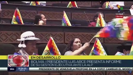 Pdte. Luis Arce resume los avances en la reconstrucción de la economía boliviana