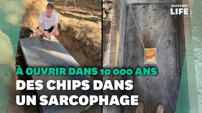 Il enterre un paquet de Cheetos dans un sarcophage à ne pas déterrer avant 10.000 ans