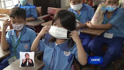 Grupo ng mga doktor, inirekomendang magsuot pa rin ng face mask ang mga estudyante sa eskwelahan | Saksi