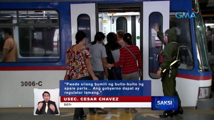 DOTr: Serbisyo ng MRT-3, mas gaganda kung private sector ang hahawak sa operasyon | Saksi