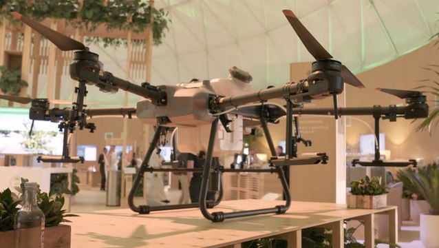 How drones are helping to replenish dry deserts by planting trees from above