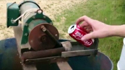 Pressing a Can | Sound Effect | COPYRIGHT - FREE