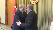 TBMM Başkanı Şentop, Kırım Tatar Milli Meclisi Başkanı Çubarov ile görüştü