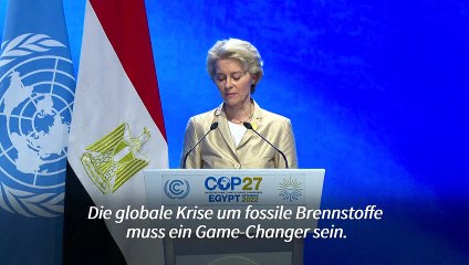 Von der Leyen: "Energiekrise muss Game-Changer sein"