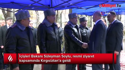 Bakan Soylu'dan Kırgısiztan'da kritik temaslar