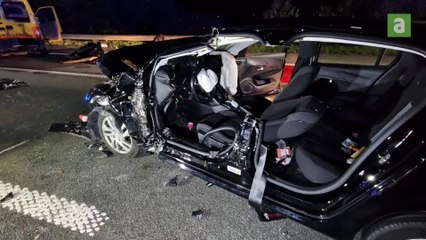 Double accident sur l’autoroute, la dépanneuse allait repartir quand elle a été percutée