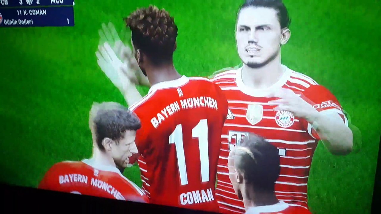 Kingsley Coman Dribbling and Goal (FC Bayern München - Manchester United FC PES 2021)