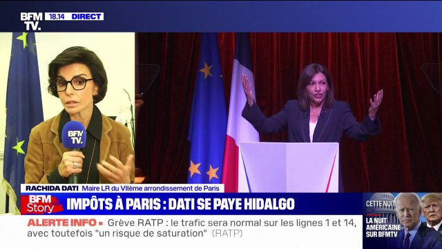 Augmentation de la taxe foncière à Paris: Il faut faire un audit des dépenses de la ville de Paris , affirme Rachida Dati