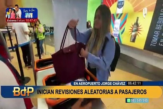 Revisiones aleatorias en aeropuerto Jorge Chávez: ¿Qué artículos están prohibidos en equipaje de mano?