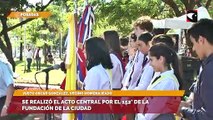 Se realizó el acto central por el 152° de la fundación de la ciudad