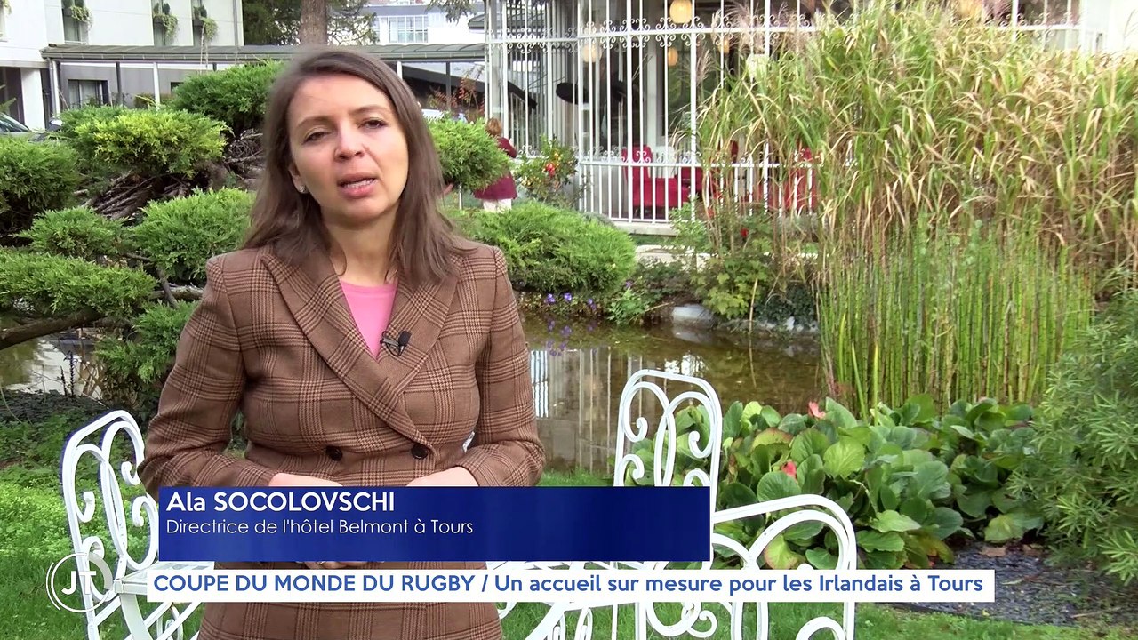 Le Journal - 08/11/2022 - COUPE DU MONDE DE RUGBY / Un accueil sur mesure pour les Irlandais à Tours