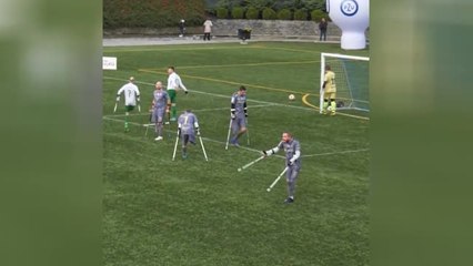 Polish amputee scores goal worthy of Puskas award