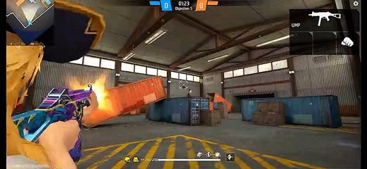 Free fire op headshot video lone wolf mode full gameplay 1vs1