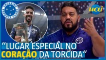 Hugão agradece Willian, que se despede do Cruzeiro