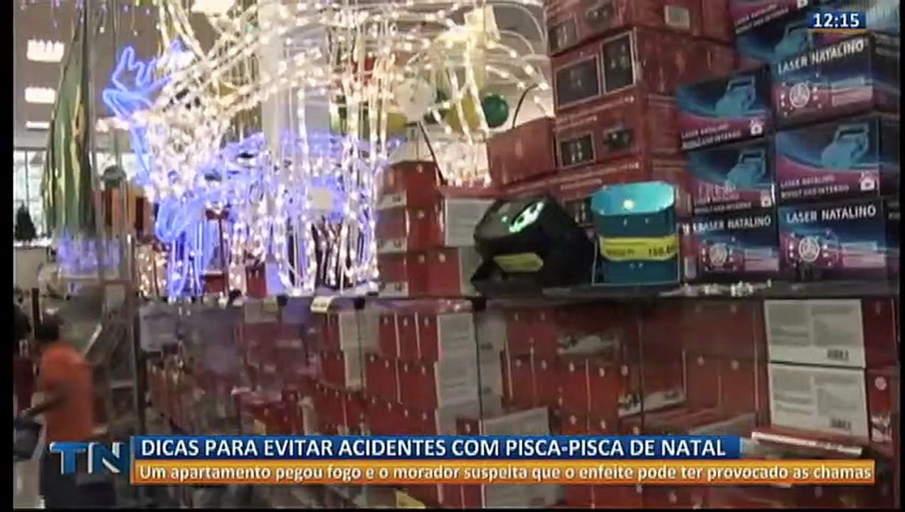 Dicas para evitar acidentes com pisca-pisca de natal