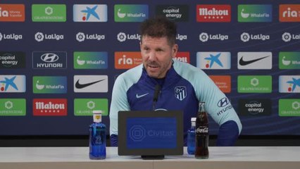 Simeone: "Déjenme trabajar"