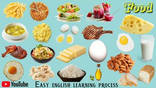 Foods Name __ foods __ Easy english learning process