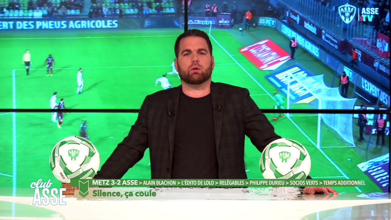 À la UNE : la défaite des Verts à Metz (3-2) / Encore un manque d'engagement / Un milieu qui manque d'humilité / Philippe Durieu, la transmission des valeurs / Des socios verts plus verts que vert.